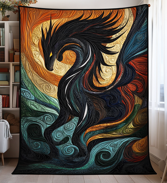 Shadow Myth Quilted Blanket
