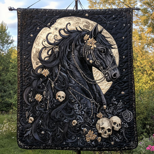 Shadow Dancer Quilted Blanket