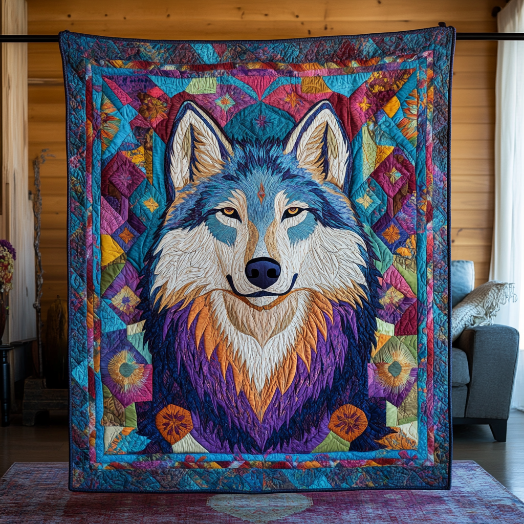 Shadow Fang Quilted Blanket