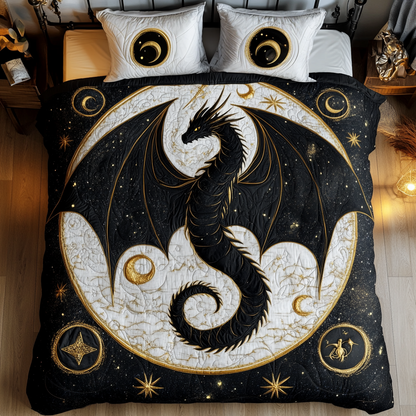 Shadow Scales 3-Piece Quilted Bedding Set