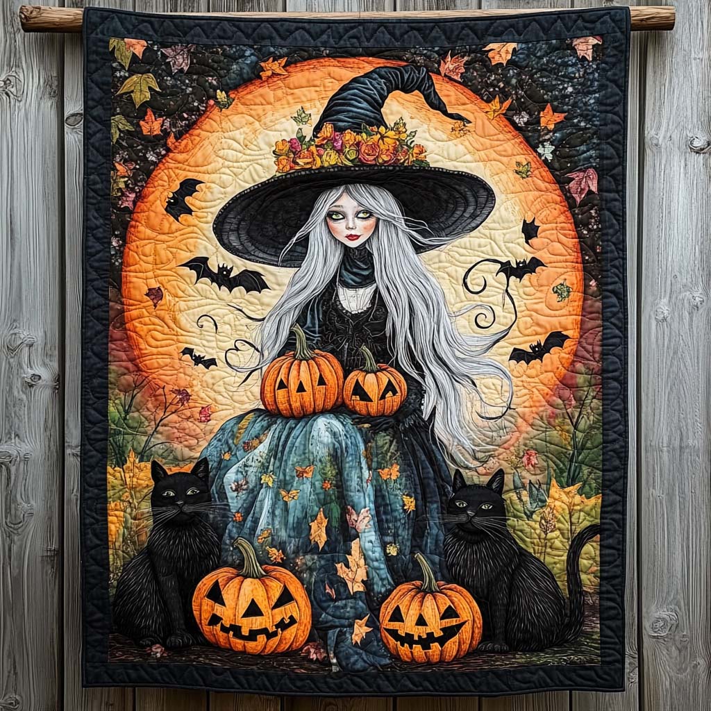Shadow Spooks Quilted Blanket