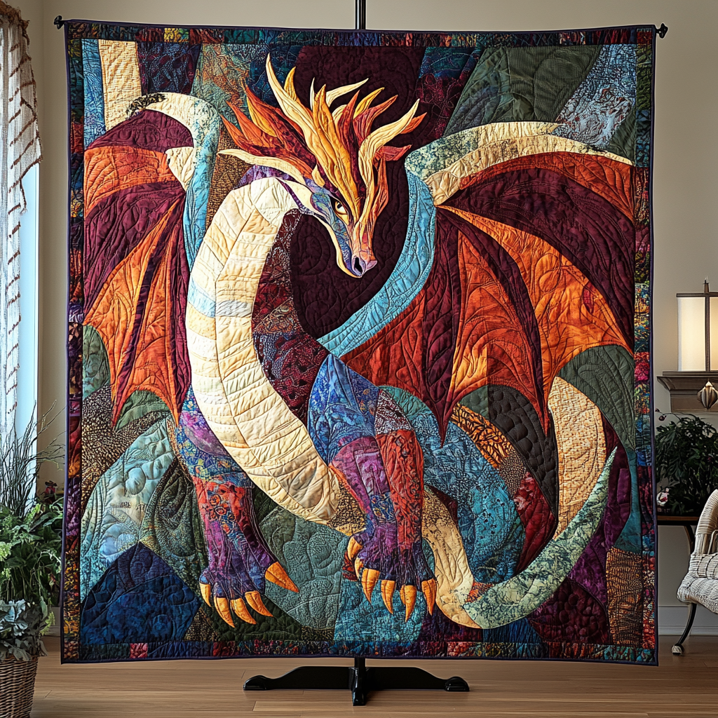 Shadow Wing Quilted Blanket
