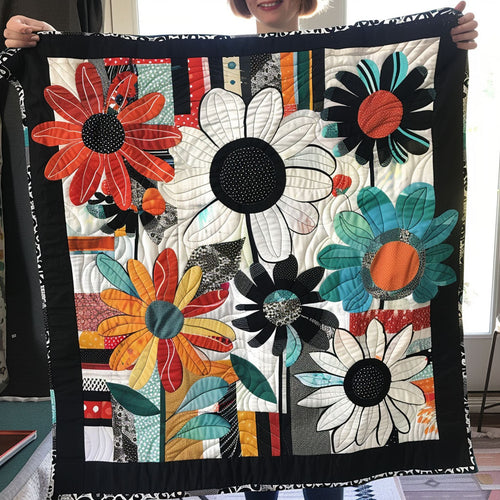 Shadowed Garden Quilted Blanket
