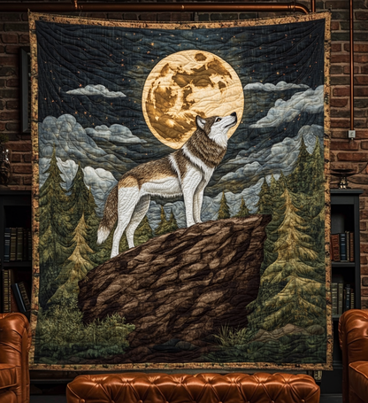 Shadowed Alpha Quilted Blanket