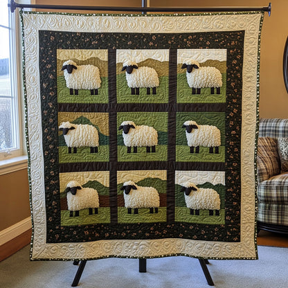 Sheepfold Serenity Quilted Blanket
