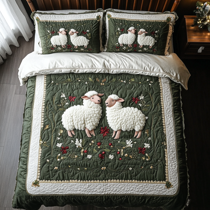 Shepherd Dream 3-Piece Quilted Bedding Set