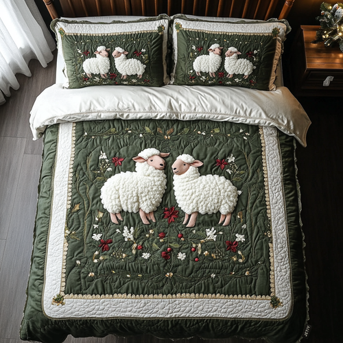 Shepherd Dream 3-Piece Quilted Bedding Set