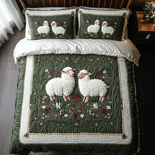 Shepherd Dream 3-Piece Quilted Bedding Set