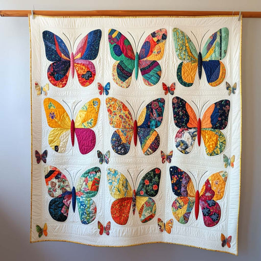 Shimmering Flier Quilted Blanket