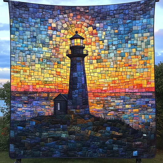 Shoreline Beacon Quilted Blanket