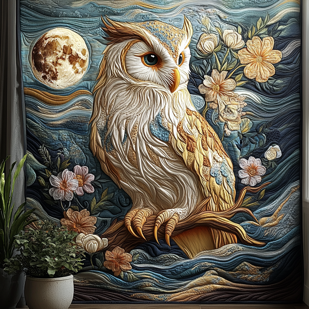 Silent Flight Quilted Blanket