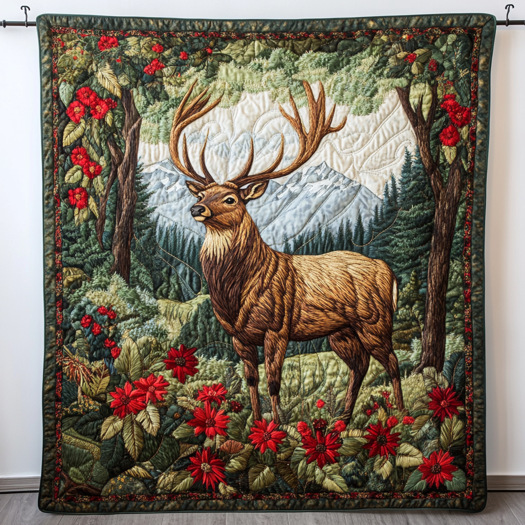 Silent Hoof Quilted Blanket