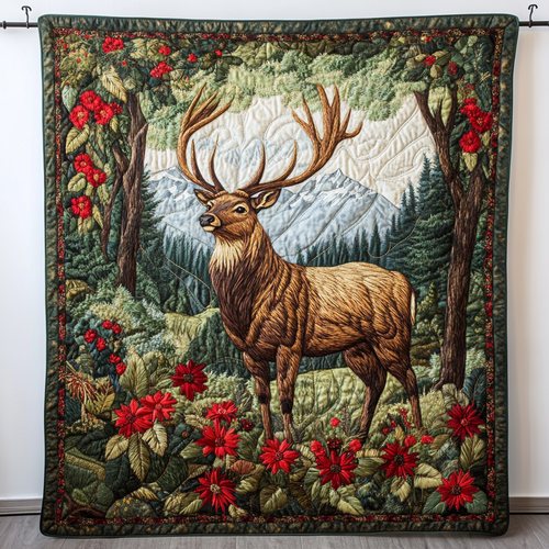 Silent Hoof Quilted Blanket