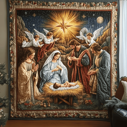 Silent Night Quilted Blanket