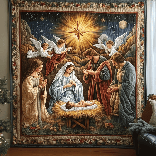 Silent Night Quilted Blanket