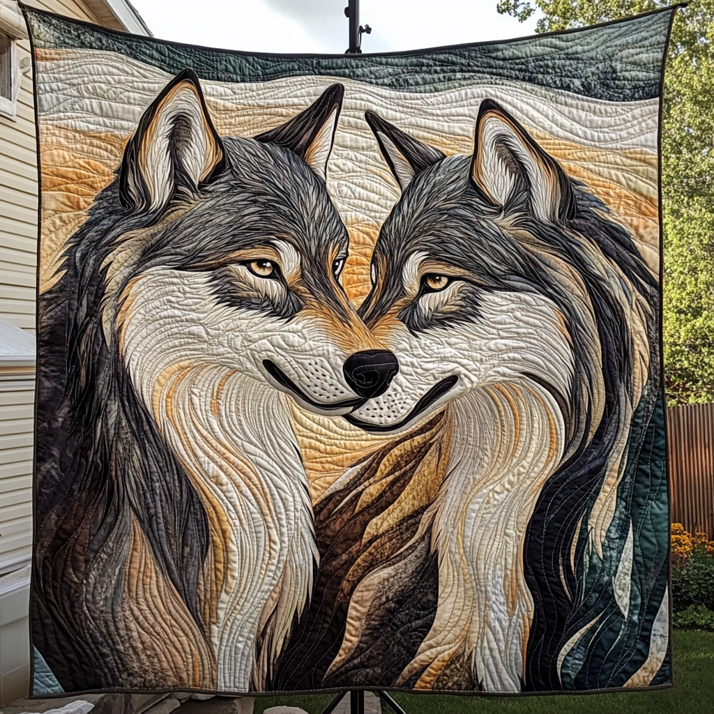 Silent Unity Quilted Blanket
