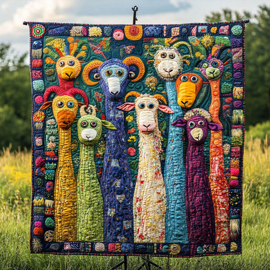 Silly Stablemates Quilted Blanket
