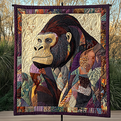 Silverback Strength Quilted Blanket