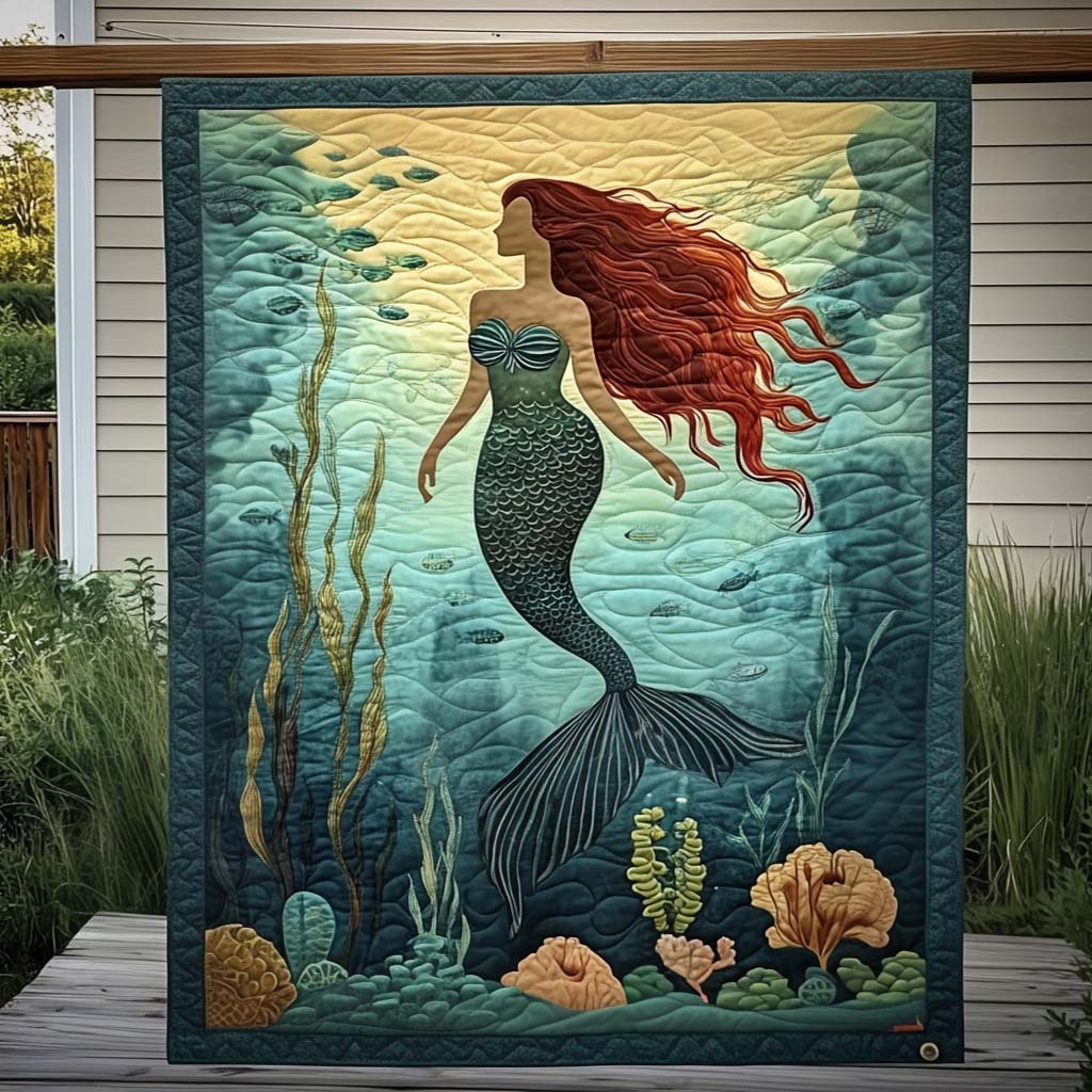 Siren Embrace Quilted Blanket