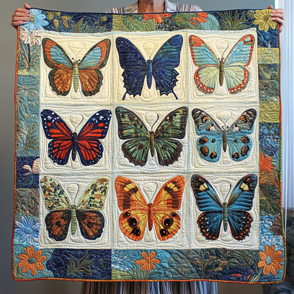 Sky Elegance Quilted Blanket