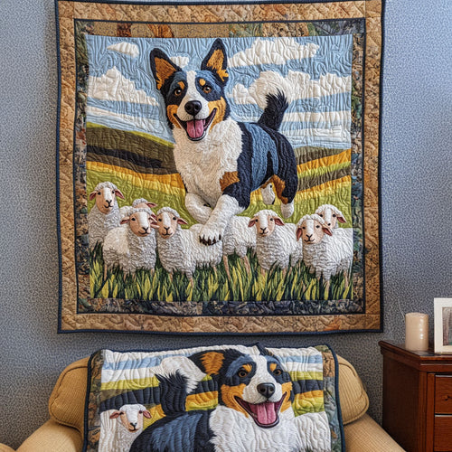 Skyline Cattle Guard Quilted Blanket