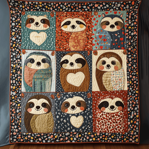 Sloth Comfort Quilted Blanket