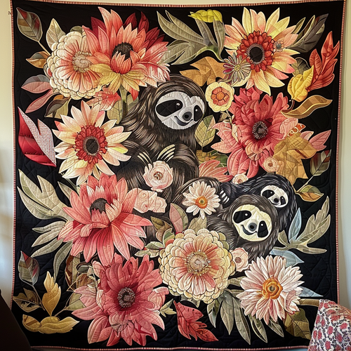 Sloth Dreams Quilted Blanket