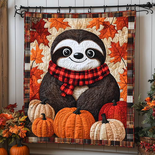 Slothful Bliss Quilted Blanket