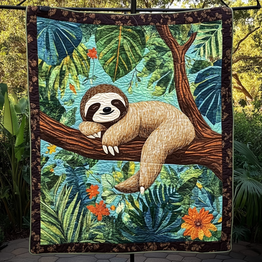 Slow and Steady Quilted Blanket