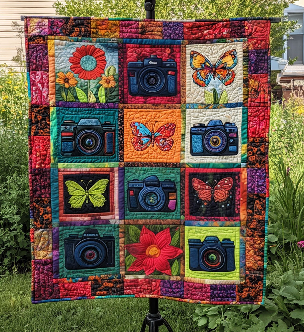 Snapshot Serenity Quilted Blanket