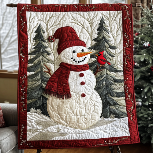 Snowbird Joy Quilted Blanket