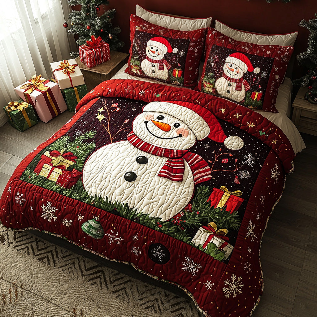 Snowbound 3-Piece Quilted Bedding Set