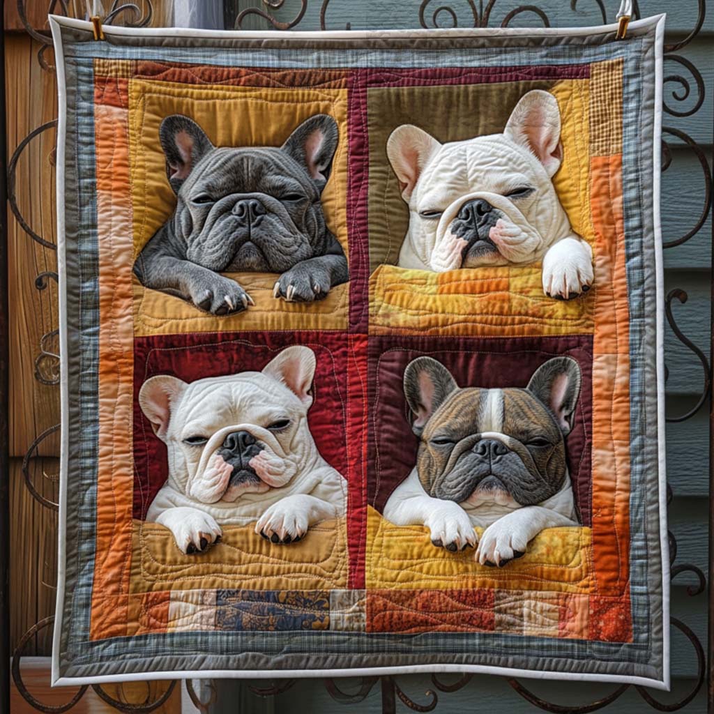 Snuggled Friends Quilted Blanket