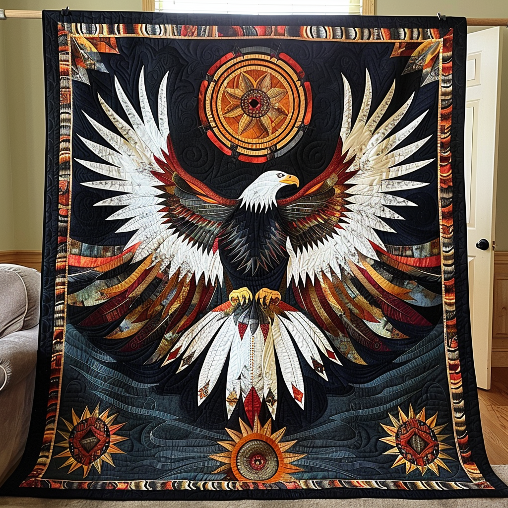 Soaring Majesty Quilted Blanket
