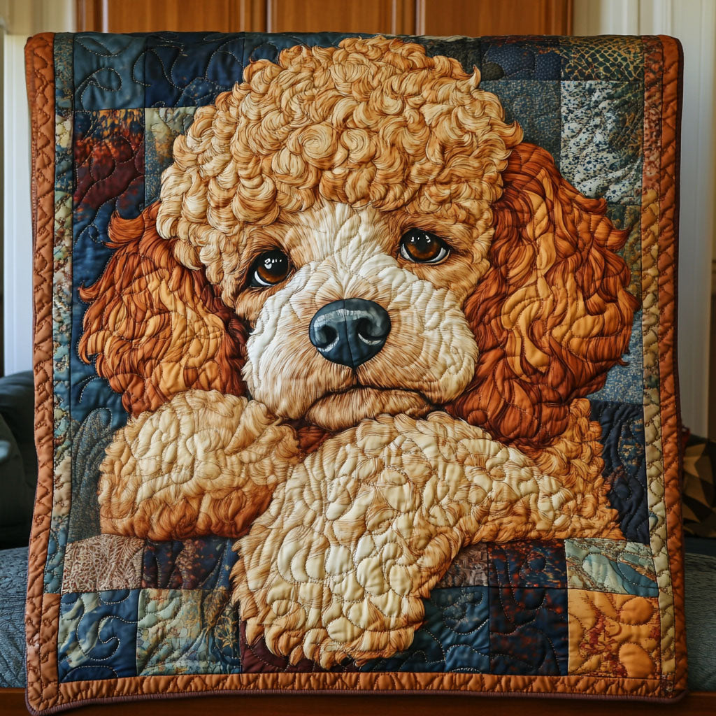 Soft Poodle Quilted Blanket