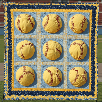 Softball Dreams Quilted Blanket