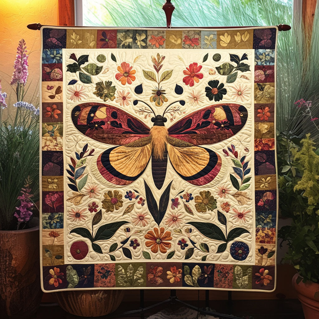 Softly Gliding Quilted Blanket