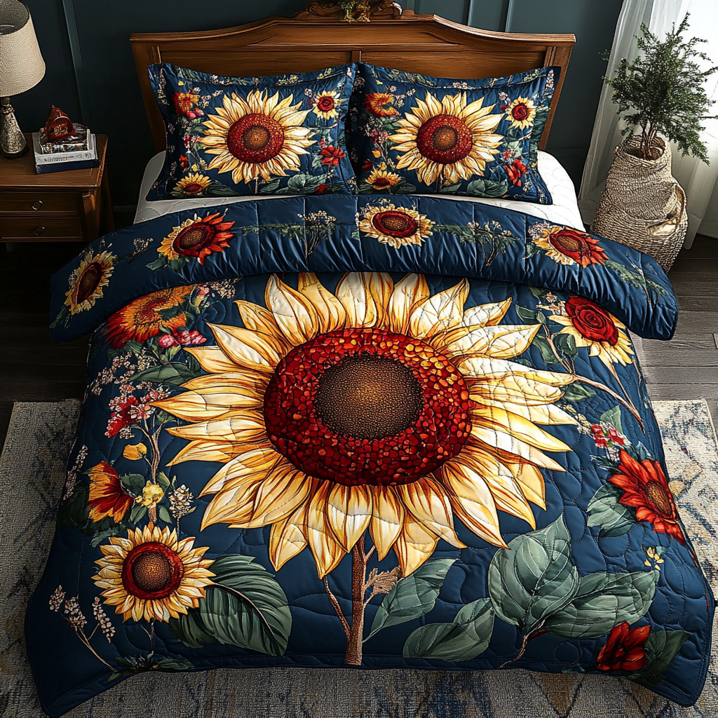 Solar Dream Quilted Bedding Set