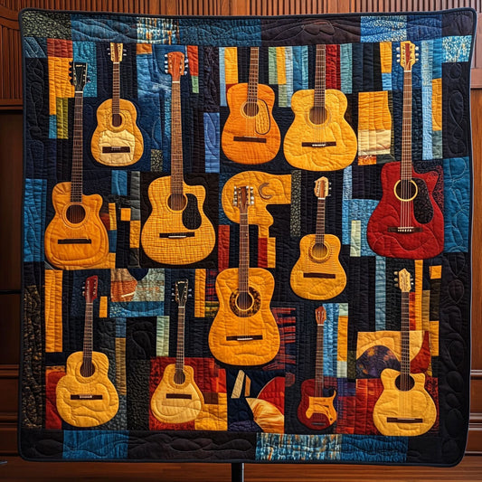 Sonic Beat Quilted Blanket