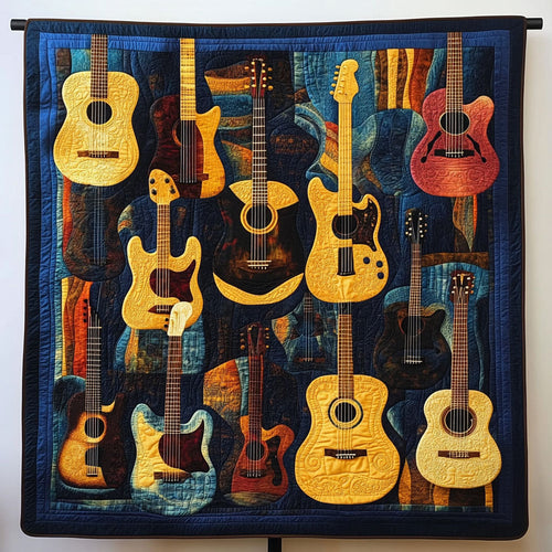 Sonic Strings Quilted Blanket