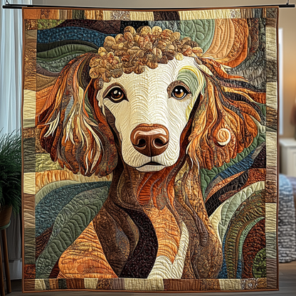 Sophisticated Swirls Quilted Blanket