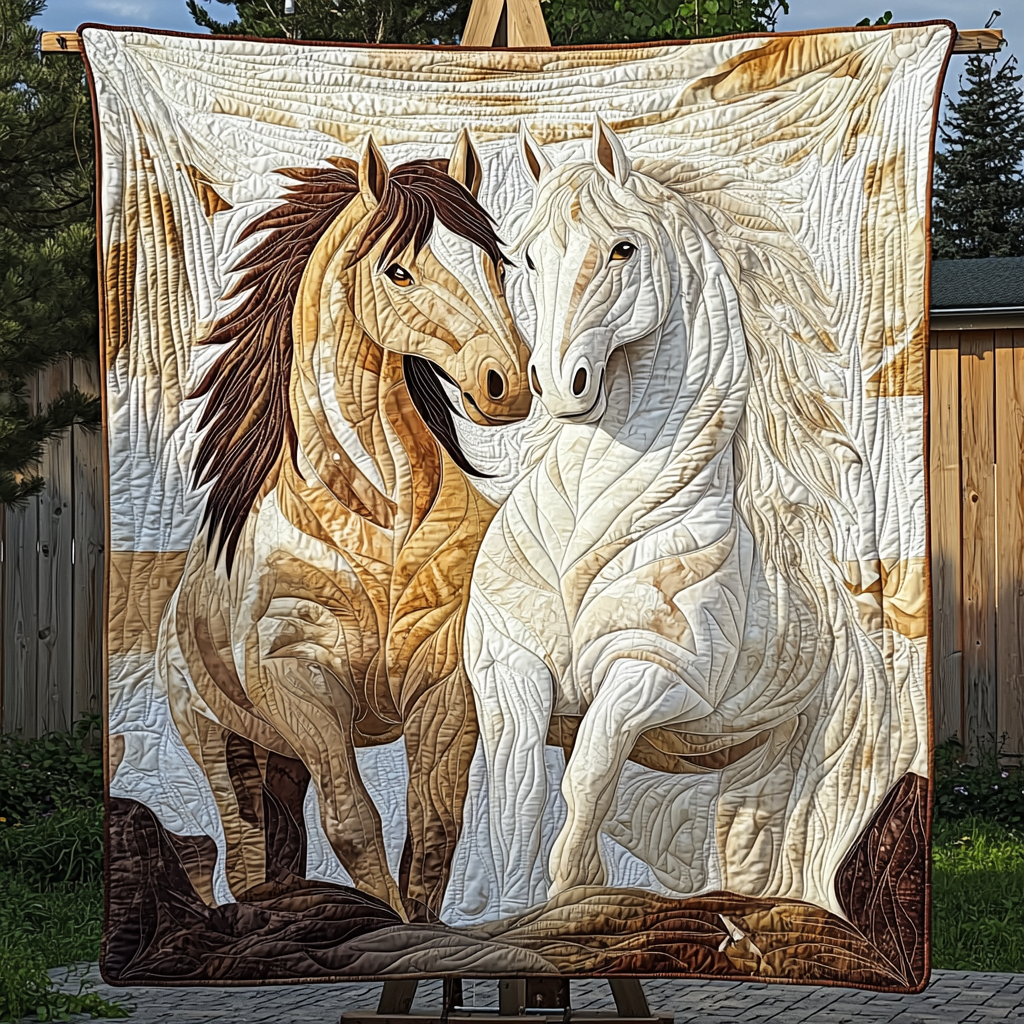 Soul Gallop Quilted Blanket