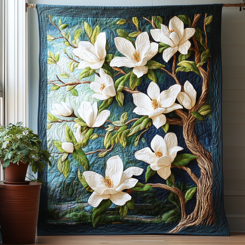 Southern Bloom Quilted Blanket