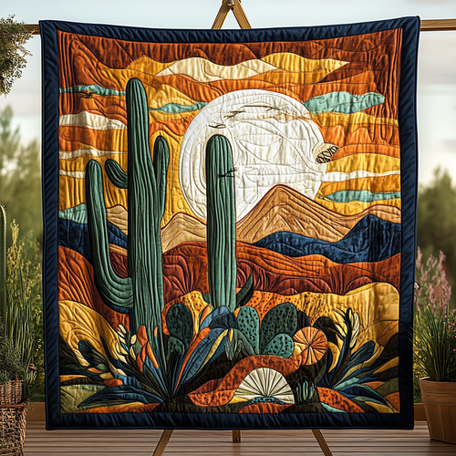 Southwest Dreamscape Quilted Blanket