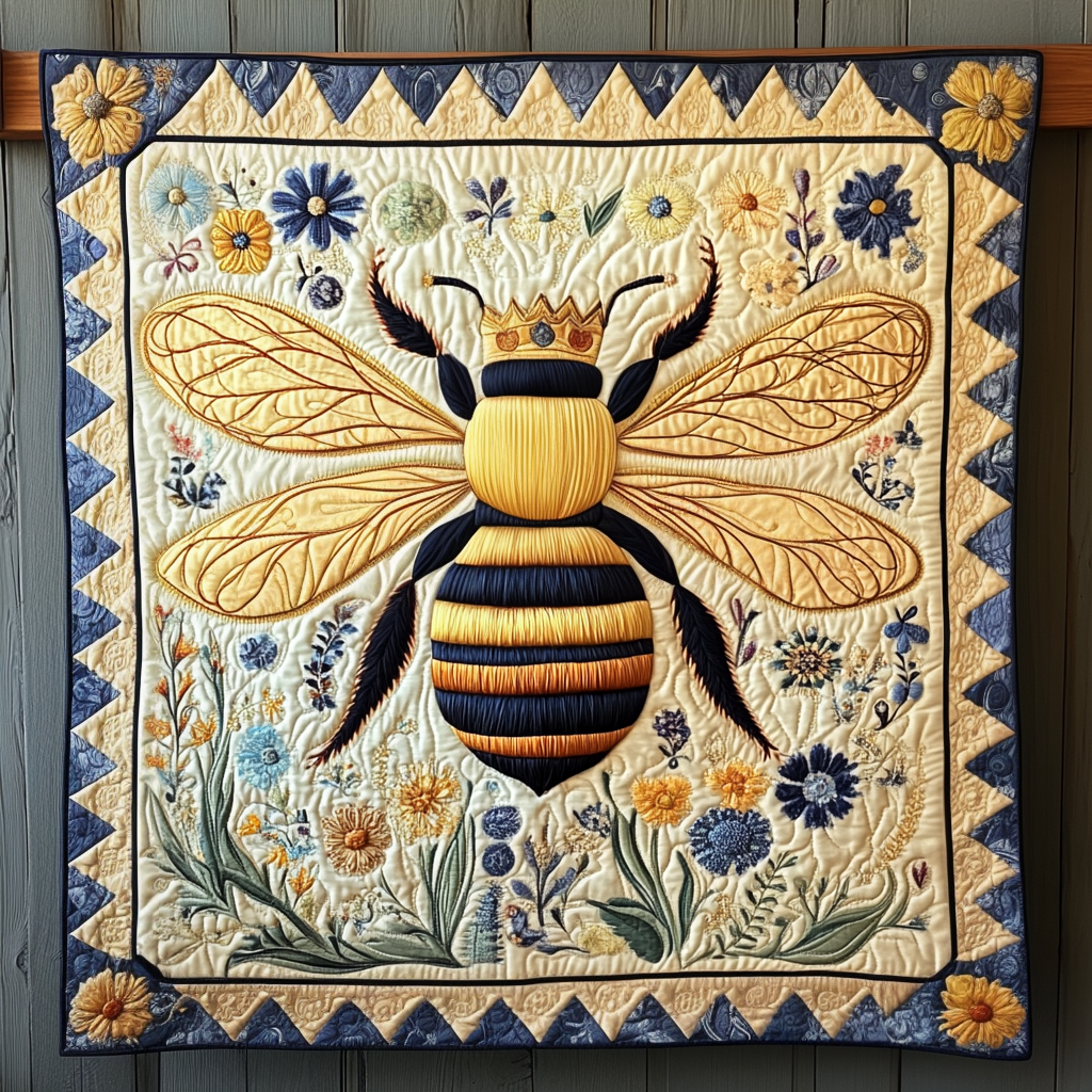 Sovereign Bee Quilted Blanket
