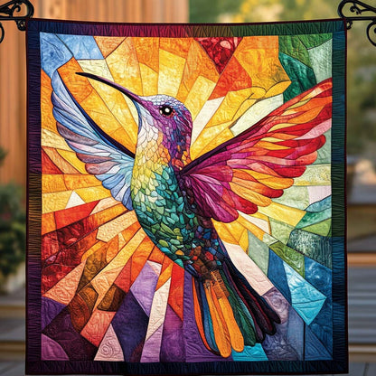 Spectrum Glow Quilted Blanket