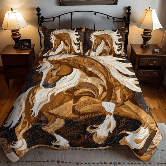 Spirit Of The Wild 3-Piece Quilted Bedding Set