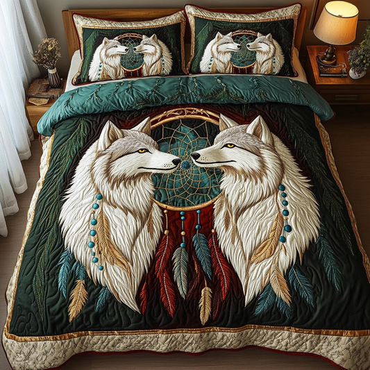 Spirit Guardians 3-Piece Quilted Bedding Set