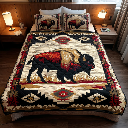Spirit Path 3-Piece Quilted Bedding Set