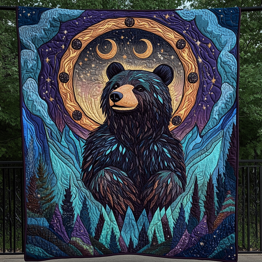 Spirit of the Wilderness Quilted Blanket